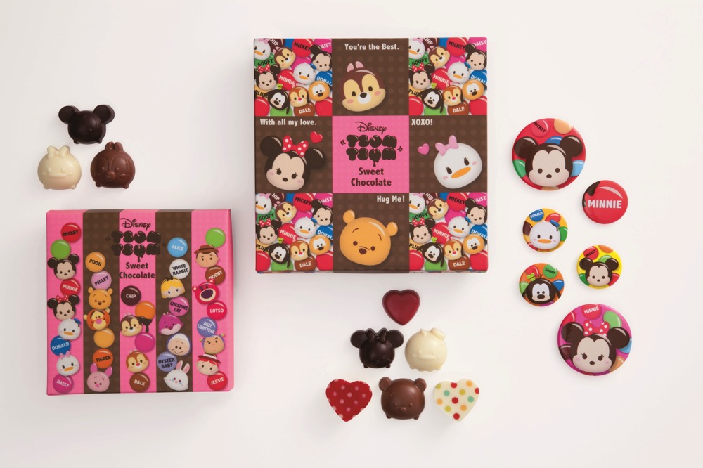 ツムツムのチョコセットも ディズニーストアバレンタインシリーズ2015