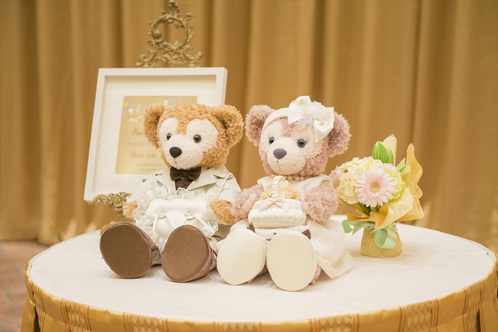 リングボーイにフラワーガール、キャナリークロージングにダッフィー