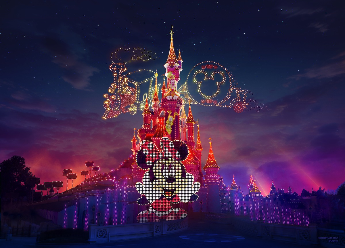 ディズニーランド・パリ、空飛ぶエレクトリカルパレード「Disney