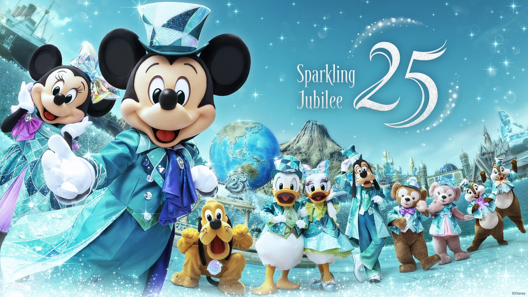 東京ディズニーシー25周年“スパークリング・ジュビリー”プログラム詳細