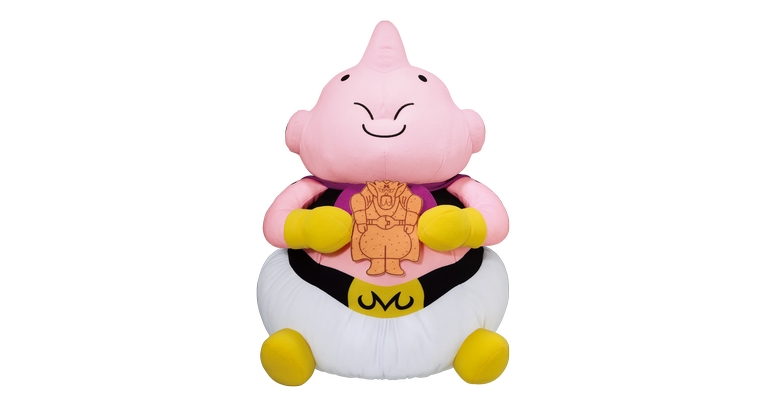 おすわりポーズが可愛らしい「めちゃでかぬいぐるみ～おすわり魔人ブウ