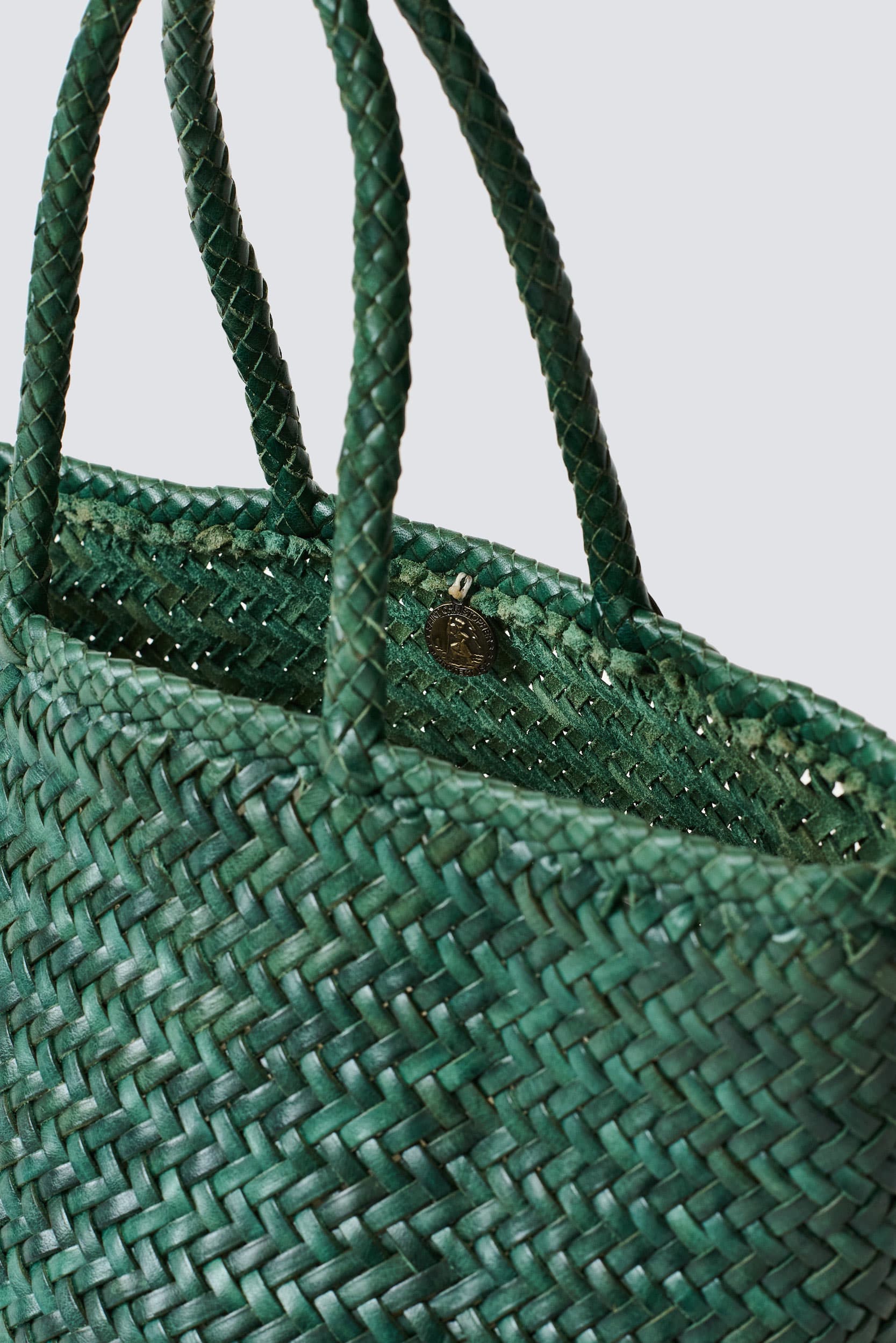 Dragon Diffusion - Grace Basket Small Forest Green