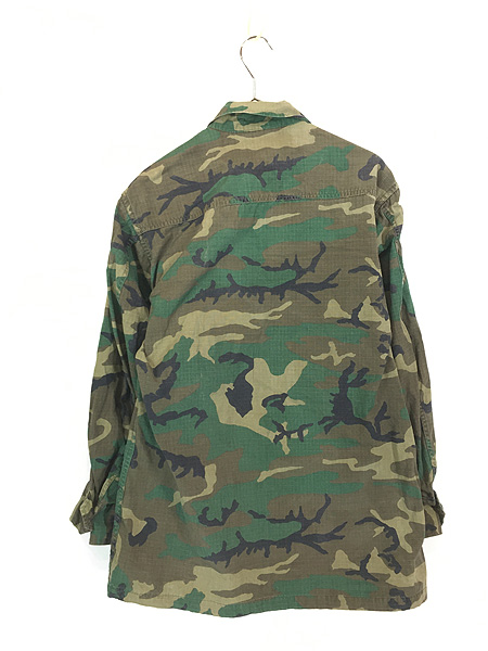 古着 70s 米軍 USMC 「Hot Weather」 リーフ カモ 迷彩 ジャングル