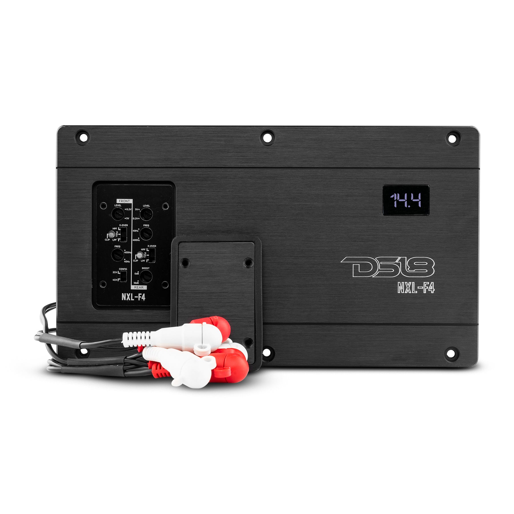 DS18 HYDRO NXL-F4 Flush Mount Full-Range Class D Marine 4-Channel