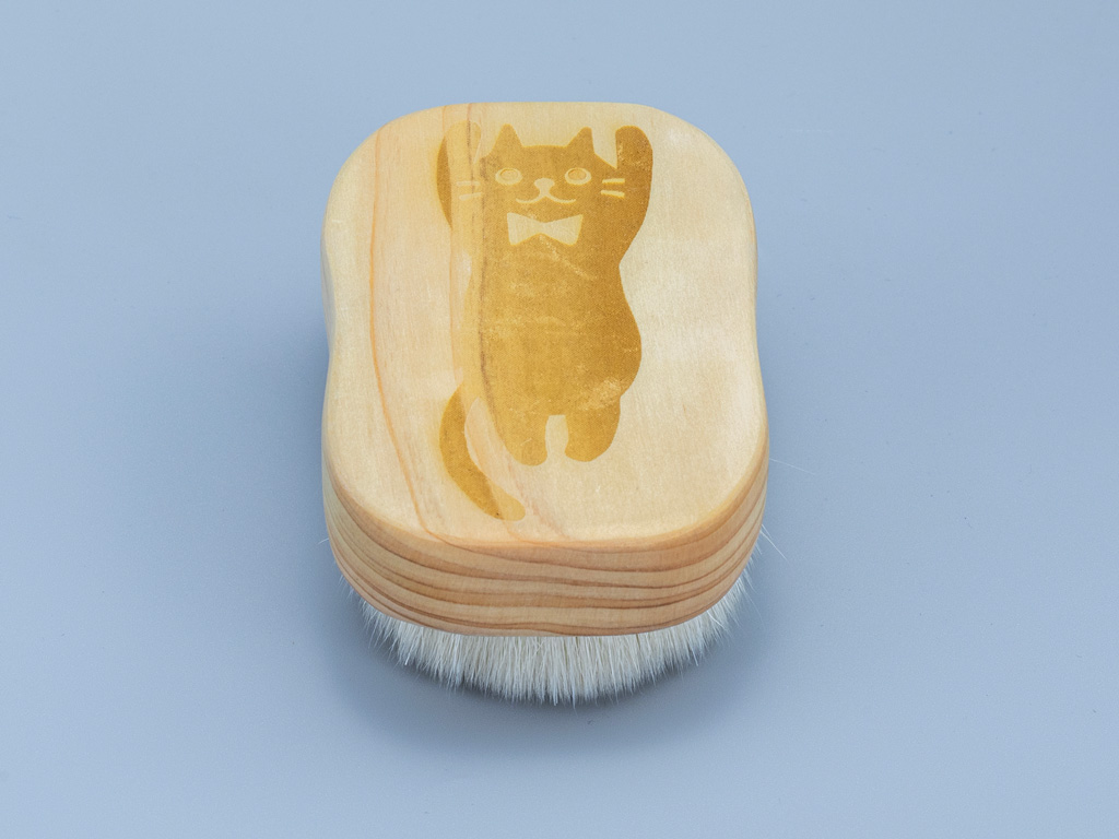 ネコ用ブラッシングブラシ 熊野筆 晃祐堂 ねこぶらっしゅC(ねこぶらっ