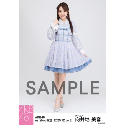 AKB48 2020年12月度 net shop限定個別生写真5枚セットvol.2 向井地美音
