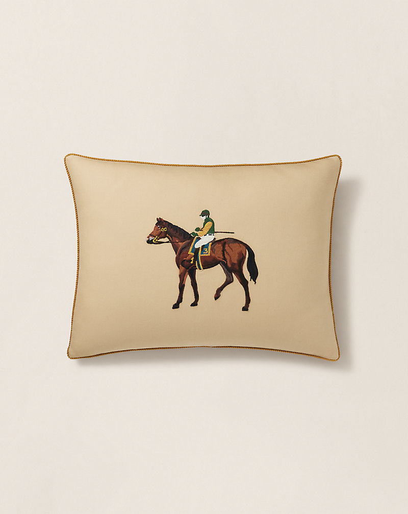 Quilted Indigo Bandanna-Print Pillow