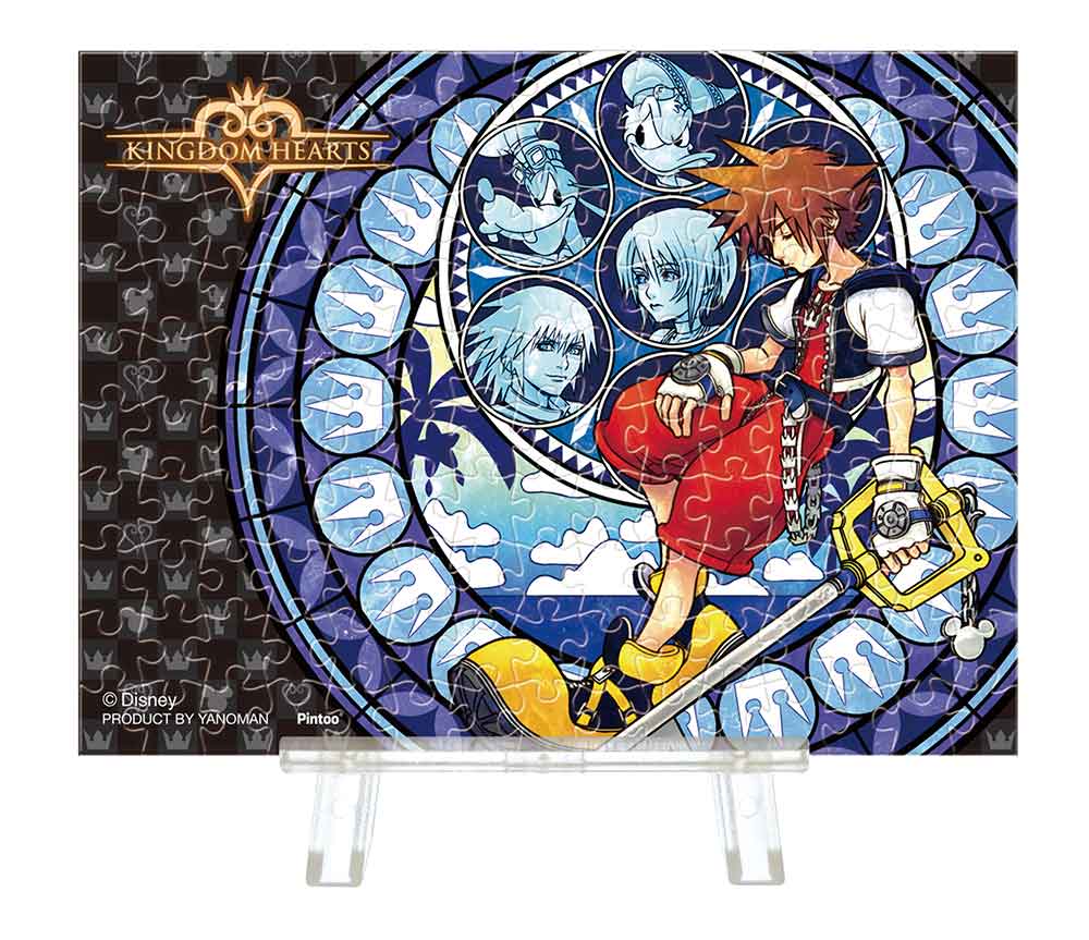 ステンドグラス風の透明パズル！やのまん「KINGDOM HEARTS（キングダム