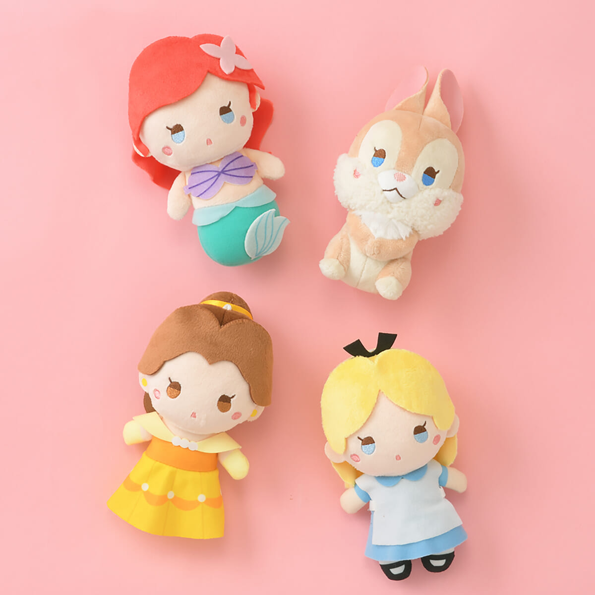 アリエルやベルたち4種！セガプライズ「ディズニーキャラクター ぽわぽ