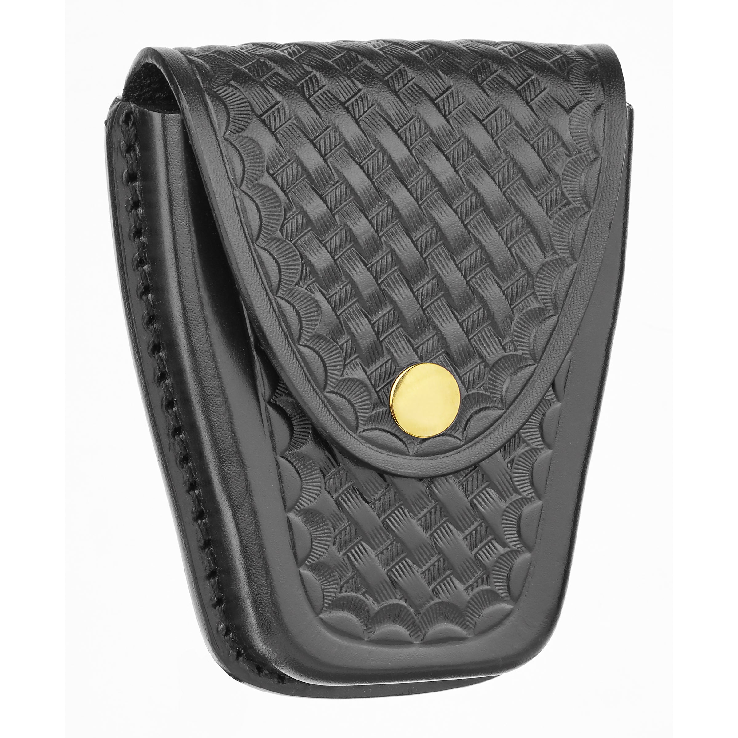 Basketweave Leather Standard Closed Single Cuff Case - ASP Ultra