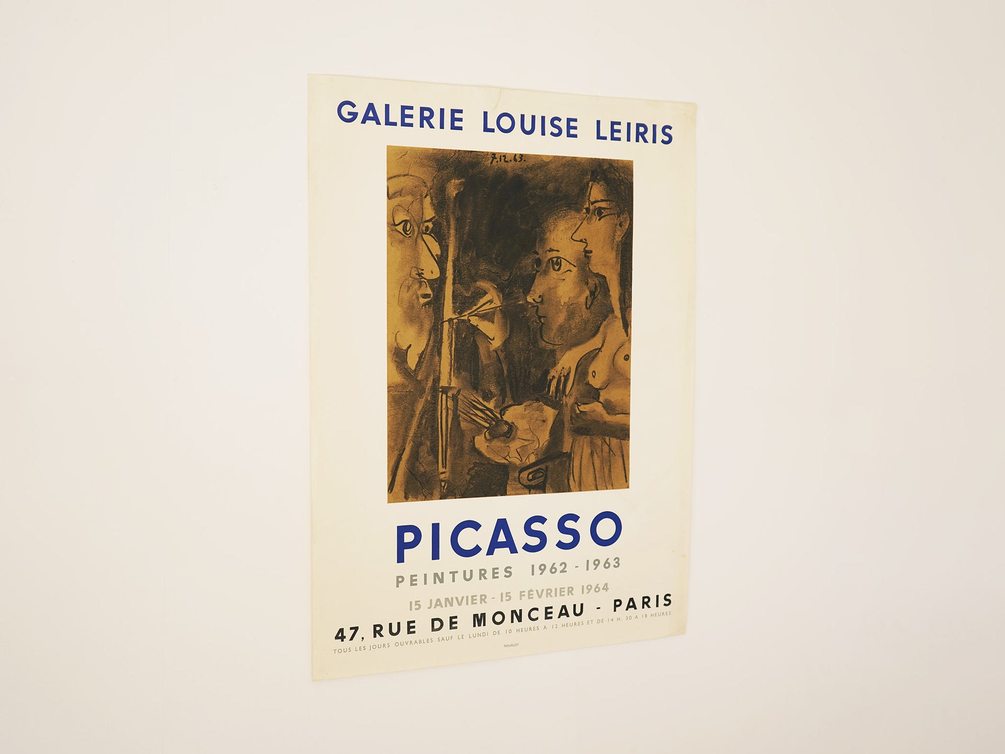 Pablo Picasso（パブロ・ピカソ）1964年展示会 ギャラリー・ルイーズ