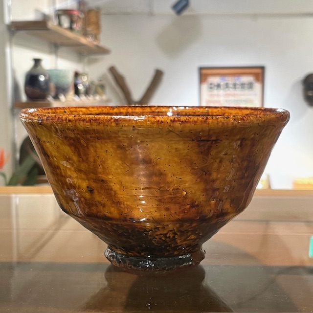舩木研兒 鐵鉛釉 茶碗 共箱｜SAFARI サファリ｜高円寺 吉祥寺 VINTAGE