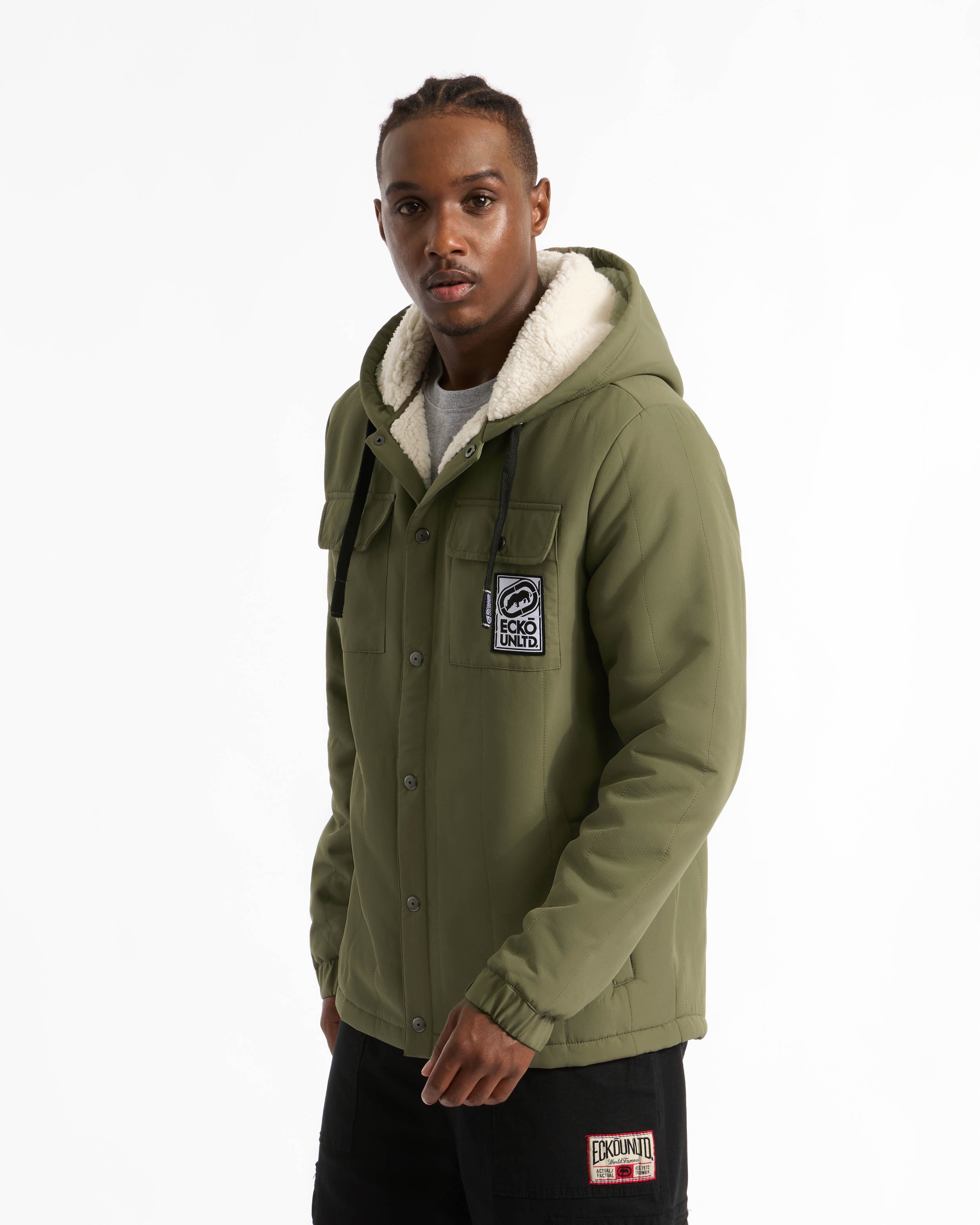Simple Confidence Sherpa Lined Jacket – ECKO UNLTD
