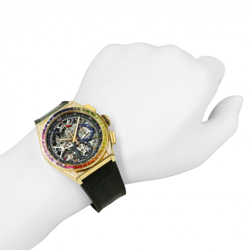 New] Zenith Defy El Primero 21 229003900472R585 skeleton Silver