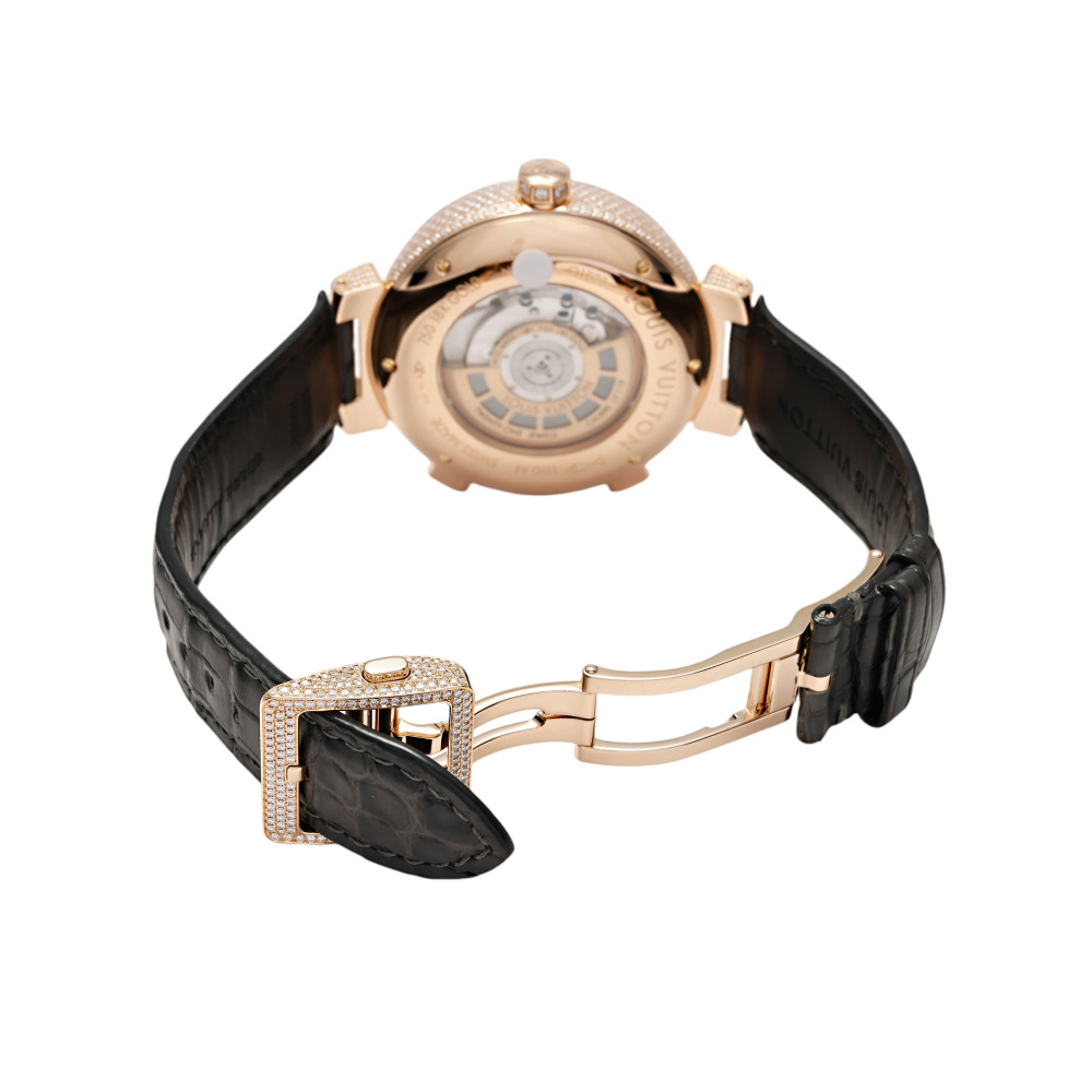中古] ルイ・ヴィトン タンブール スピンタイム GMT Q1B200 W246146