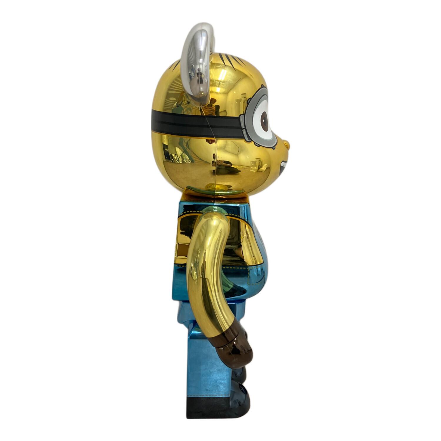 BE@RBRICK (ベアブリック) フィギュア ミニオン DAVE CHROME Ver. 1000
