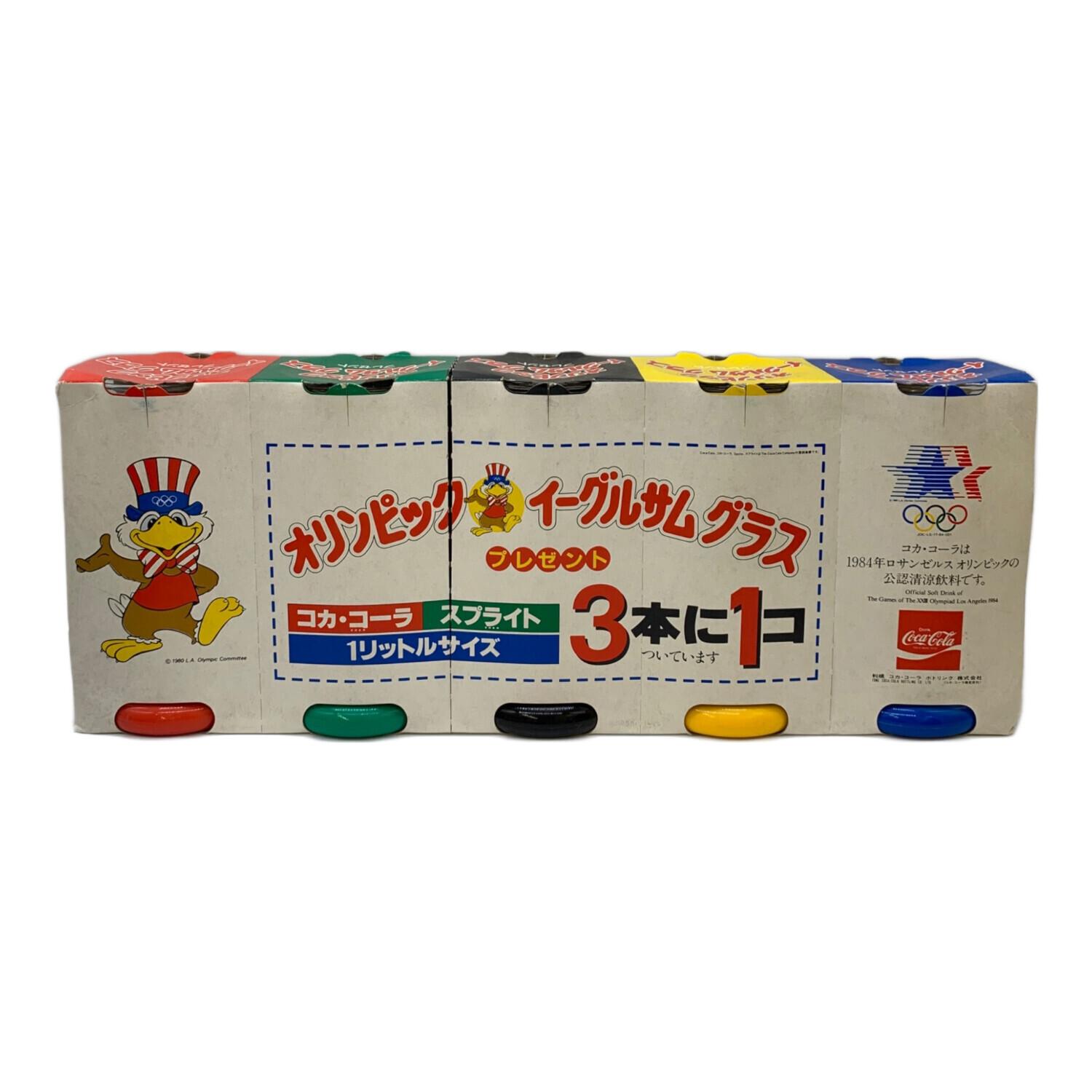 コカ・コーラ イーグルサムグラス 5Pセット 1984年 ロサンゼルス