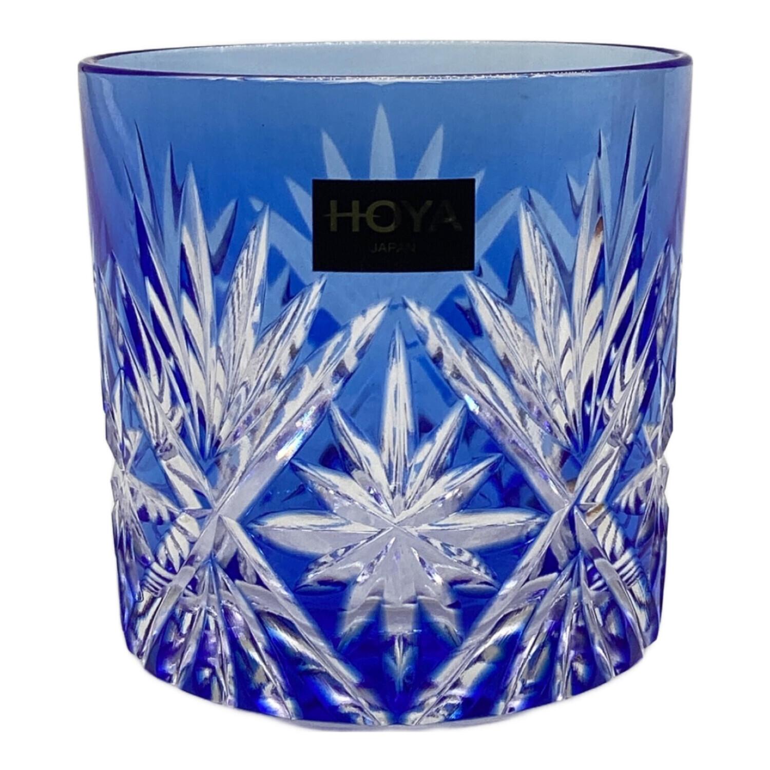 HOYA CRYSTAL (ホーヤクリスタル) 冷酒グラス 切子 2Pセット