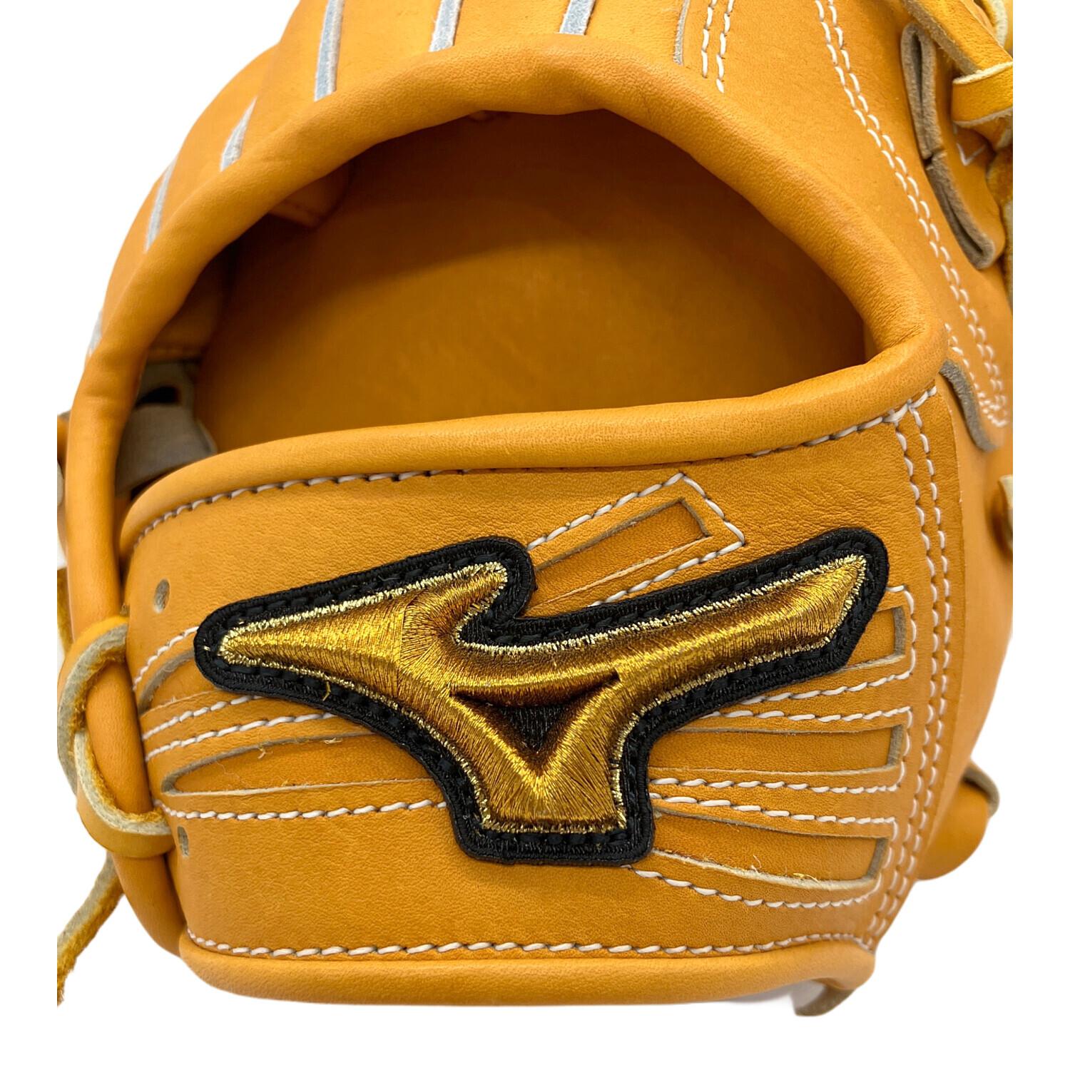 MIZUNO PRO (ミズノ プロ) 硬式グローブ SIZE 10 オレンジ 保存袋付き
