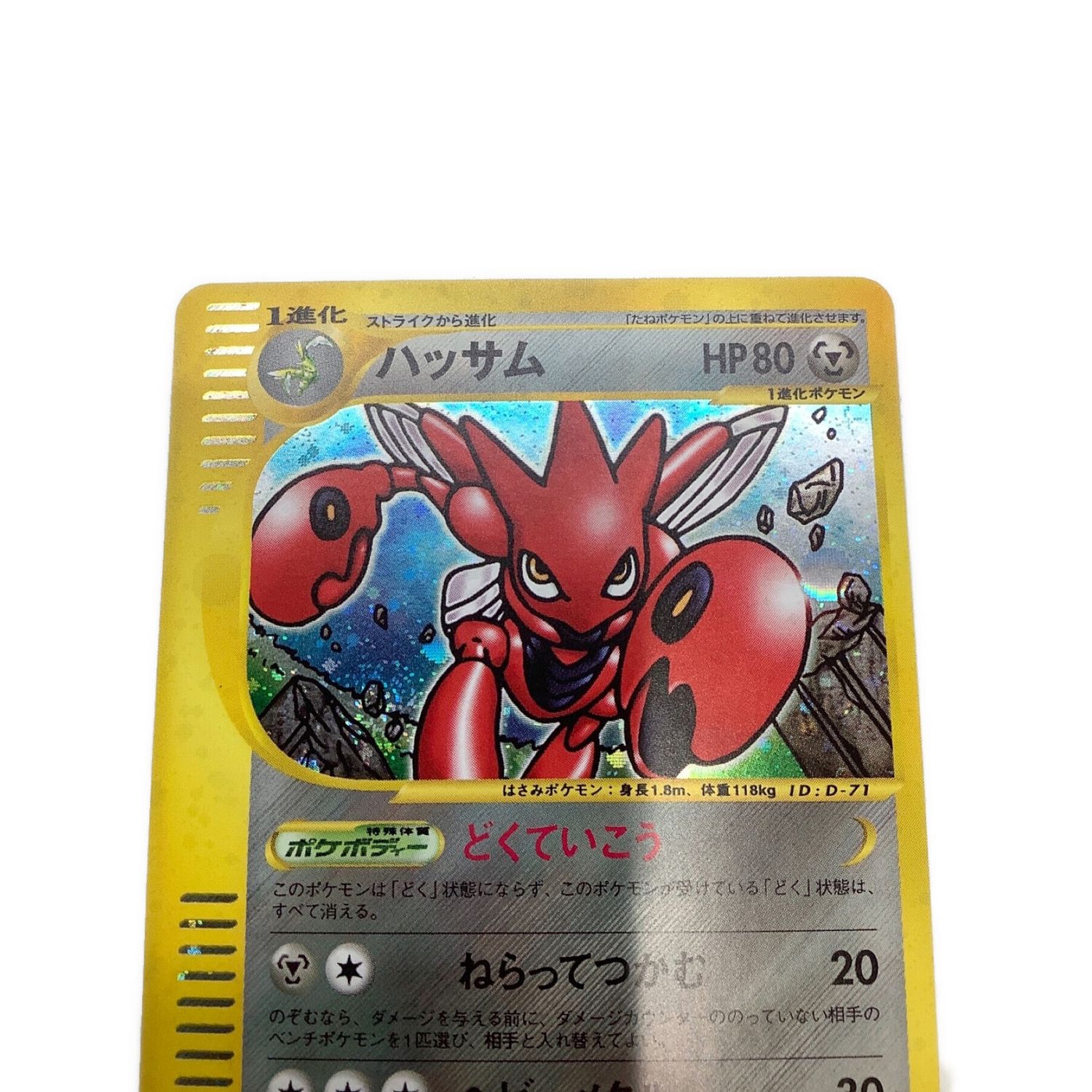 ツクシのハッサム HP60 ポケモンカード ツクシのハッサム(R){鋼}〈013