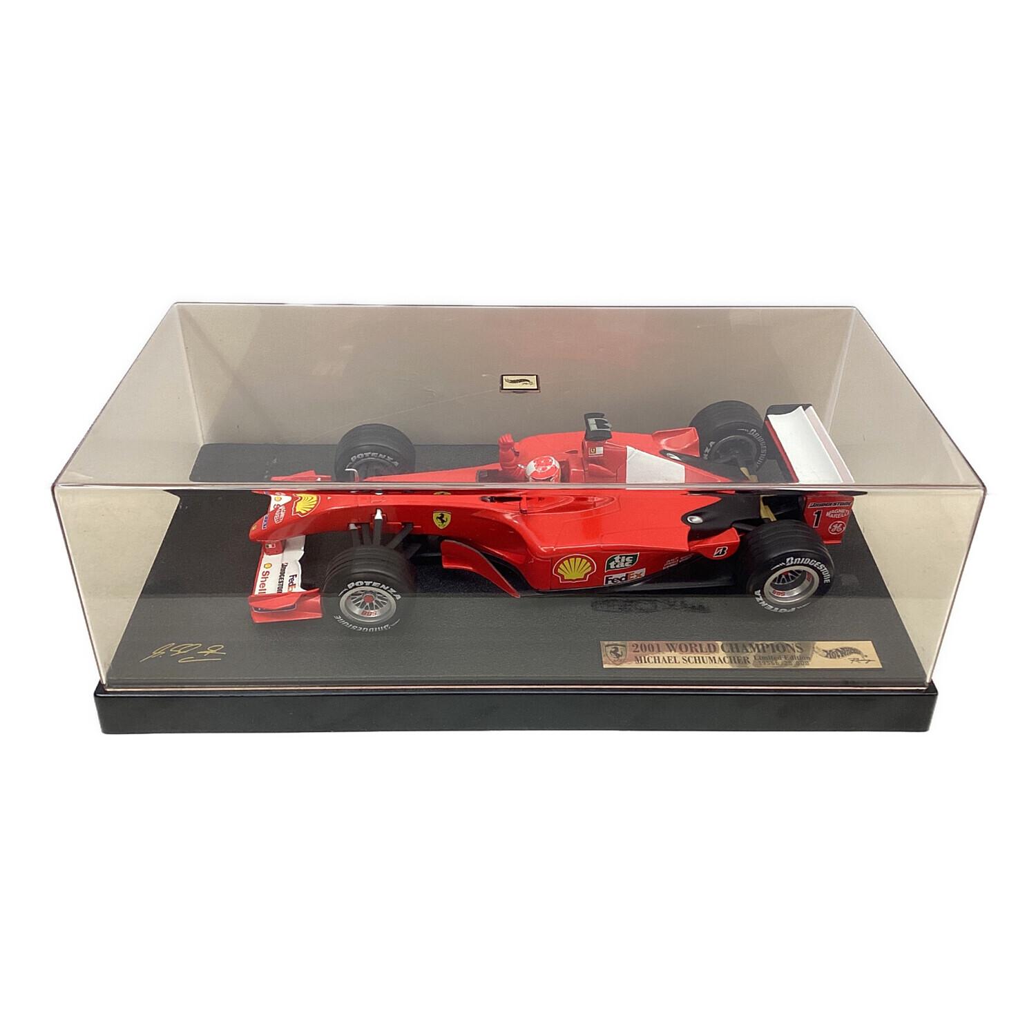 Mattel HOT WHEELS モデルカー 1:18 FERRARI 2001 WORLD CHAMPIONS