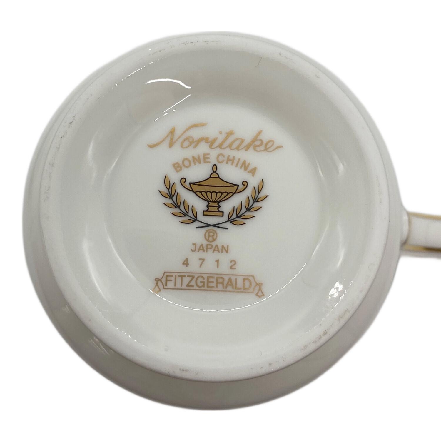 Noritake (ノリタケ) カップ&ソーサー フィッツジェラルド 2Pセット