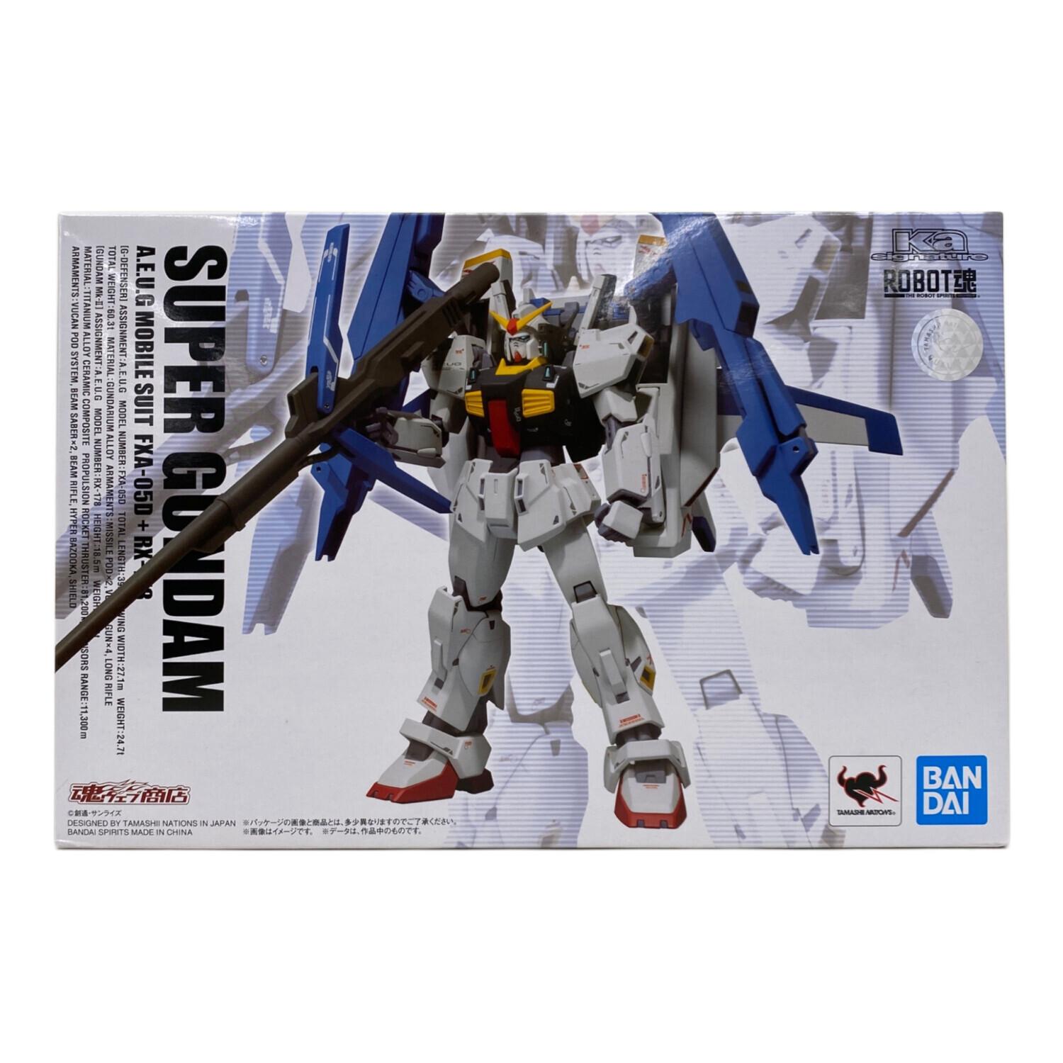 ROBOT魂(Ka signature) フィギュア (SIDE MS) スーパーガンダム 機動