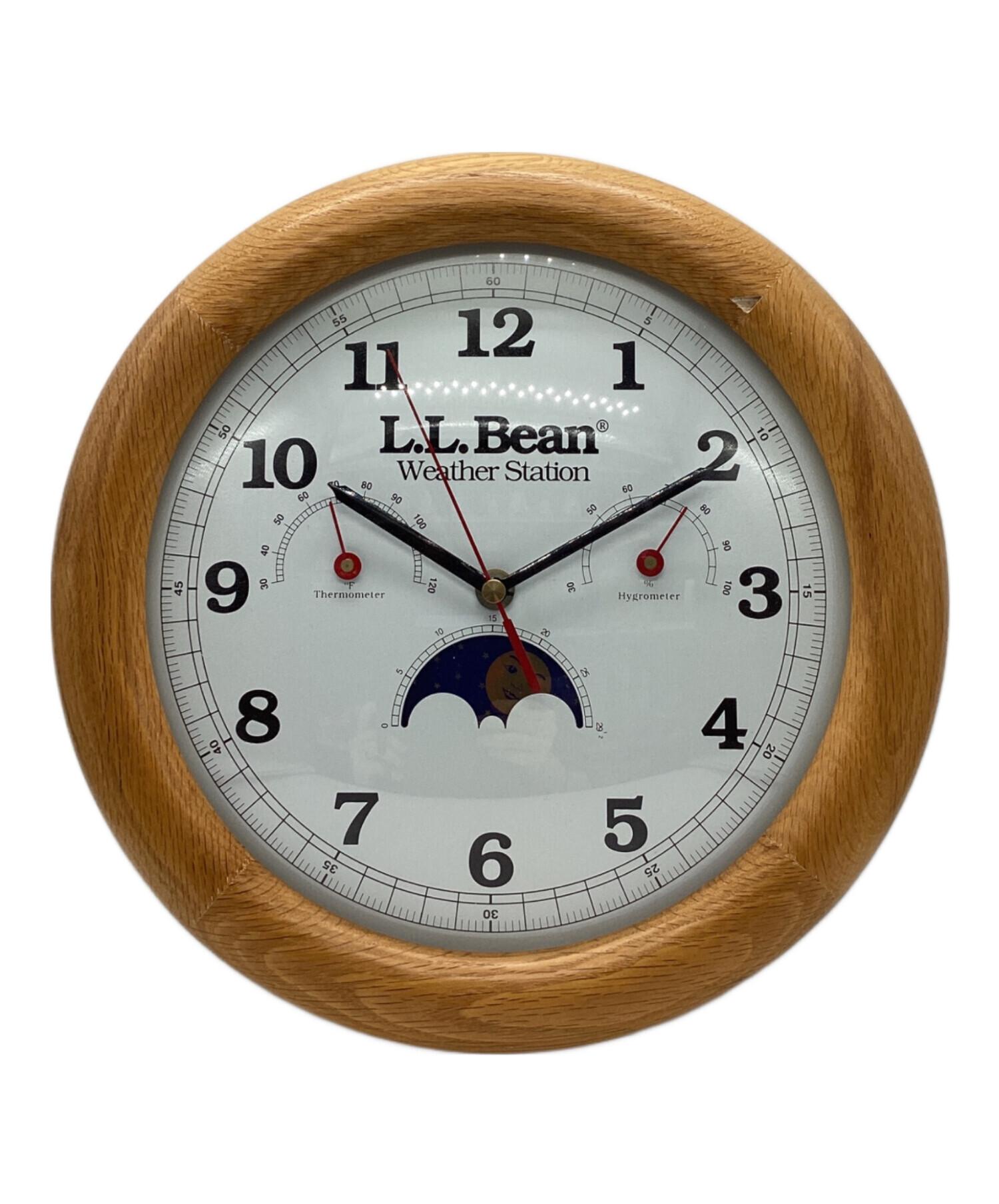 LLBean 掛け時計 ムーンフェイズ weather station L.L. Bean Weather