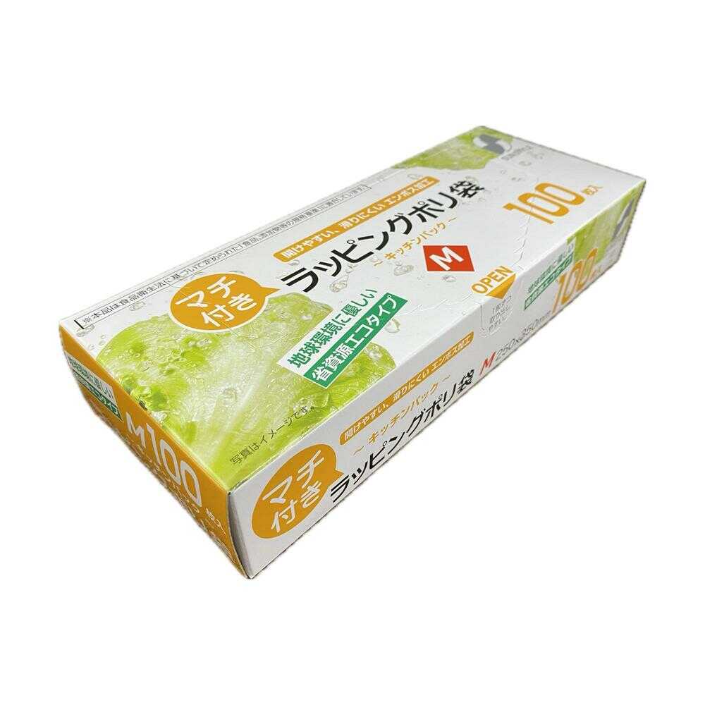 大日産業 SUNSTYLE ラッピングポリ袋 Mサイズ 100枚 【30個セット