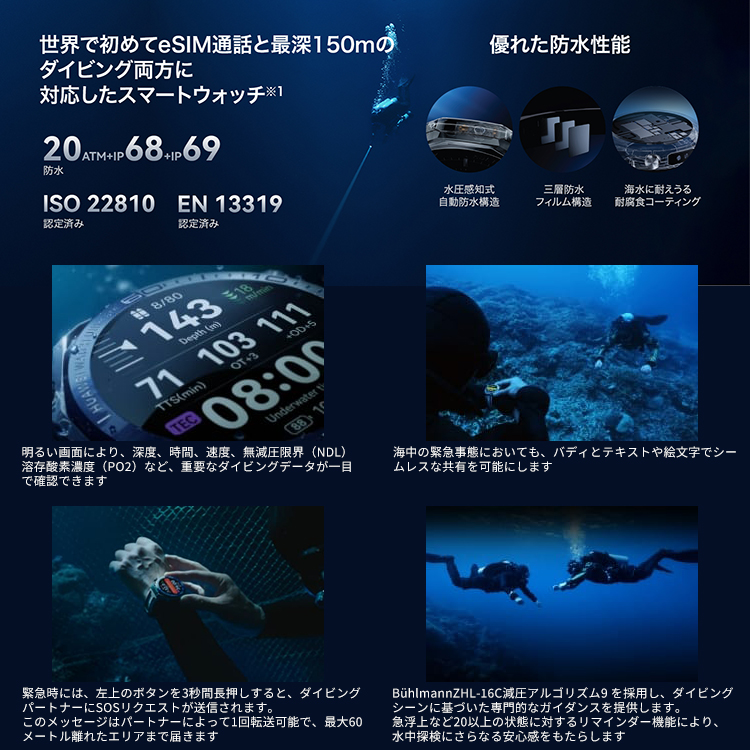 mic21ダイビングショップ[ HUAWEI ] ファーウェイ HUAWEI WATCH