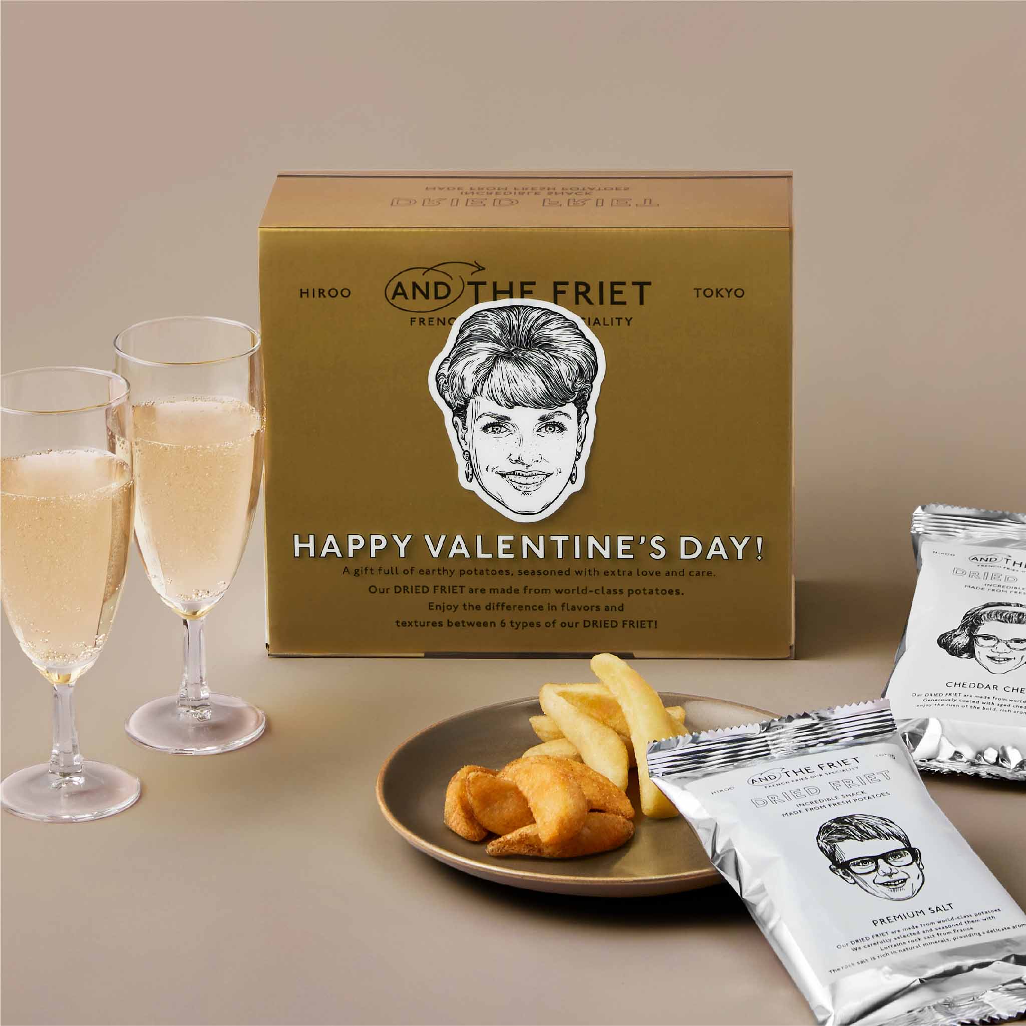 バレンタイン：MINI 6-PACK GIFT BOX｜アンド ザ フリット公式通販
