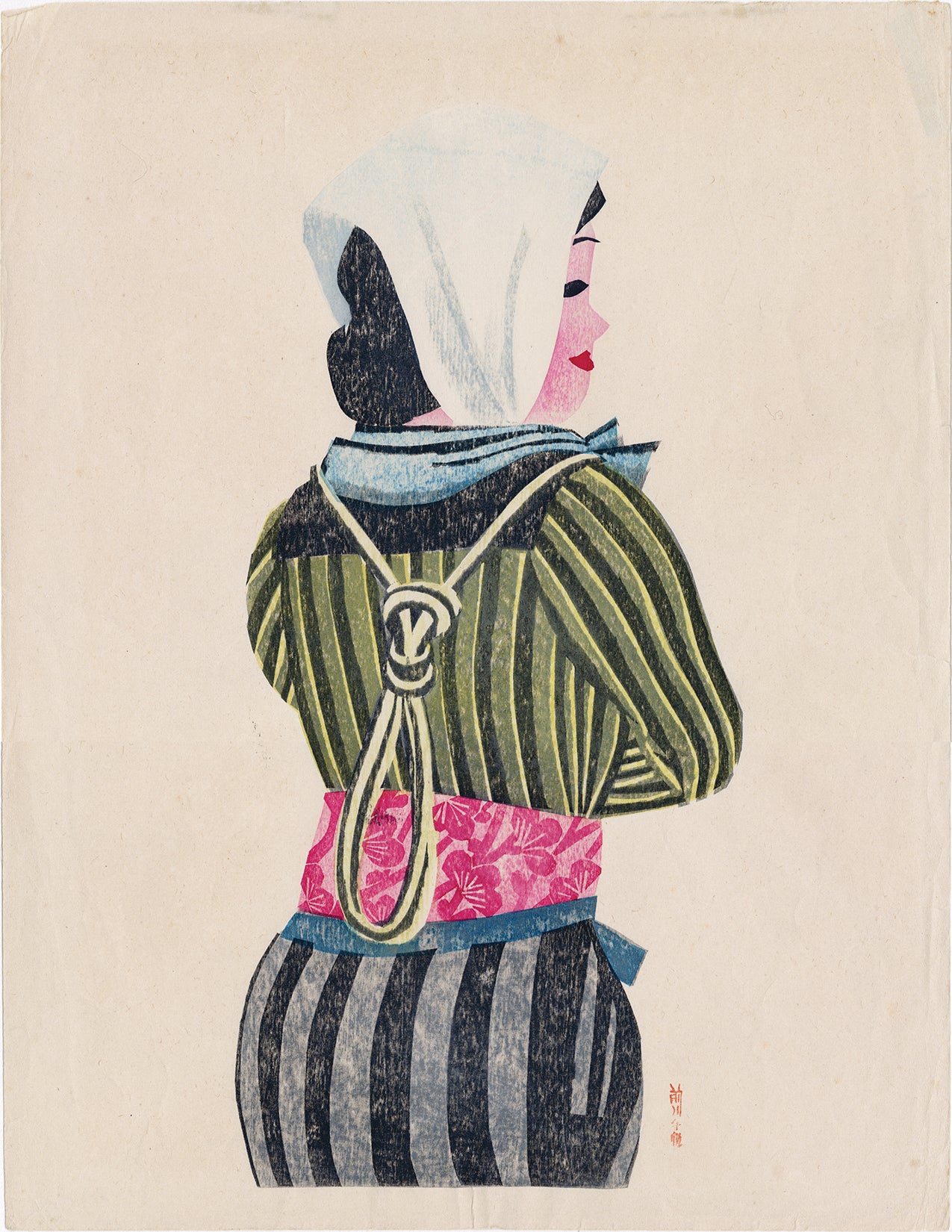 Maekawa Senpan: Portrait of a Kyoto-area Woman in Traditional