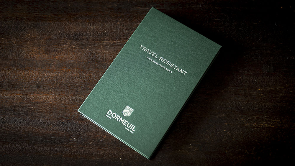 DORMEUIL (ドーメル) 2025AW新バンチ紹介】TRAVEL RESISTANT (トラベル