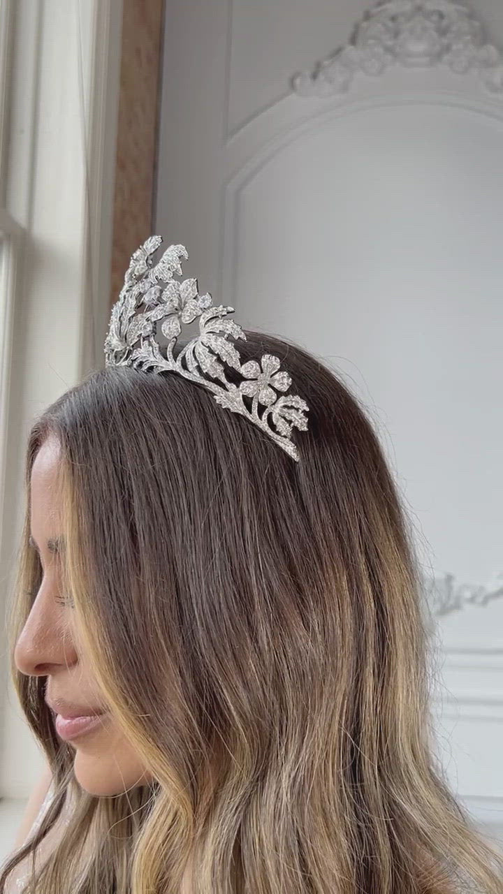 HANOVERIAN Floral Tiara