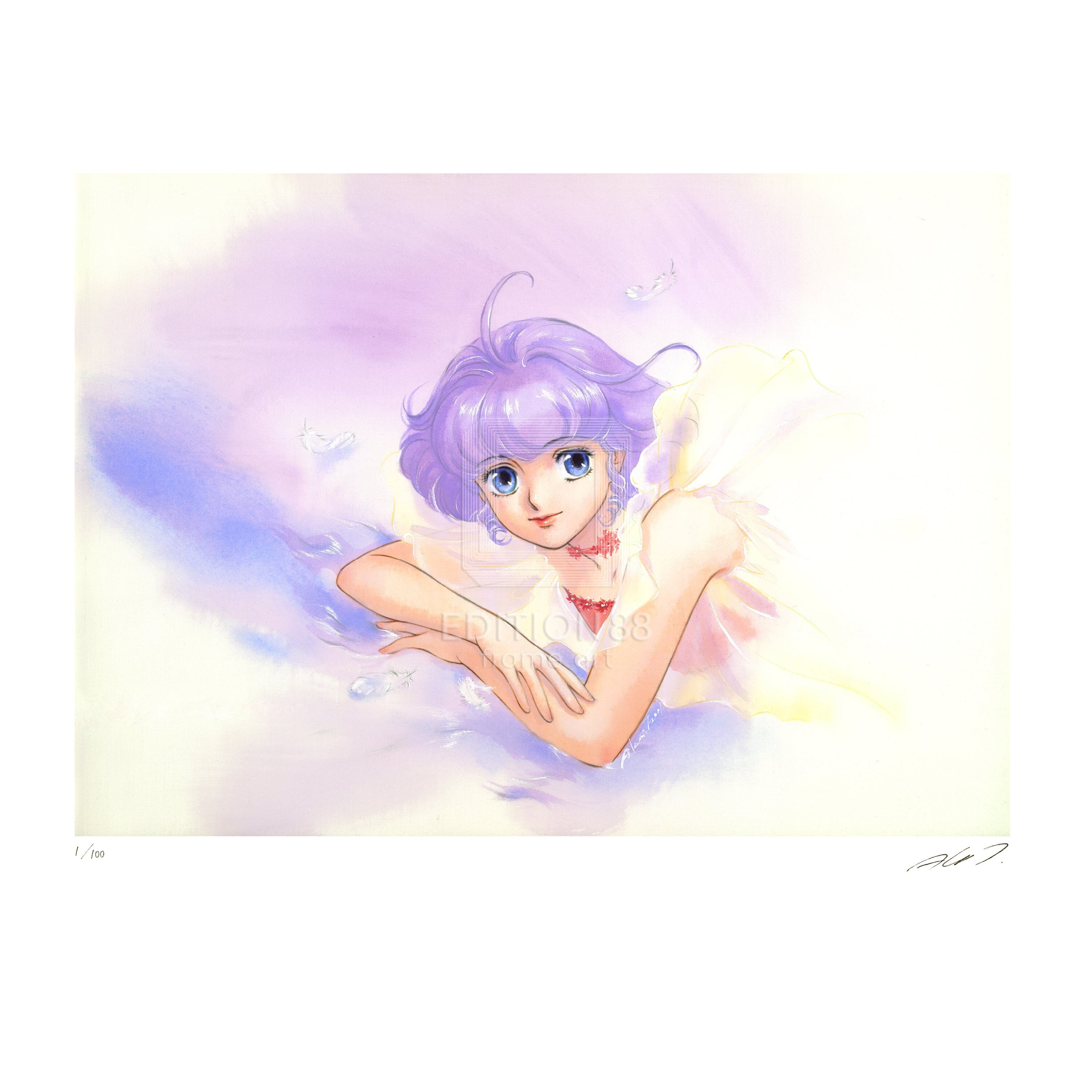 魔法の天使 クリィミーマミ」 88グラフ パフューム /高田明美（直筆