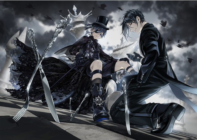 黒執事』連載15周年記念として松屋銀座「黒執事展 -Rich Black-」開催