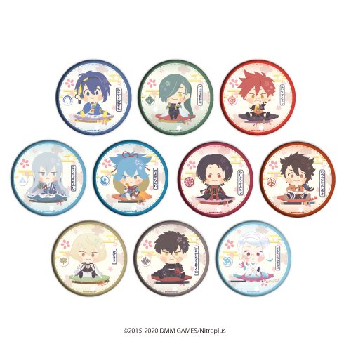 缶バッジ「わんぱく！刀剣乱舞」01/コンプリートBOX(全10種)(イラスト