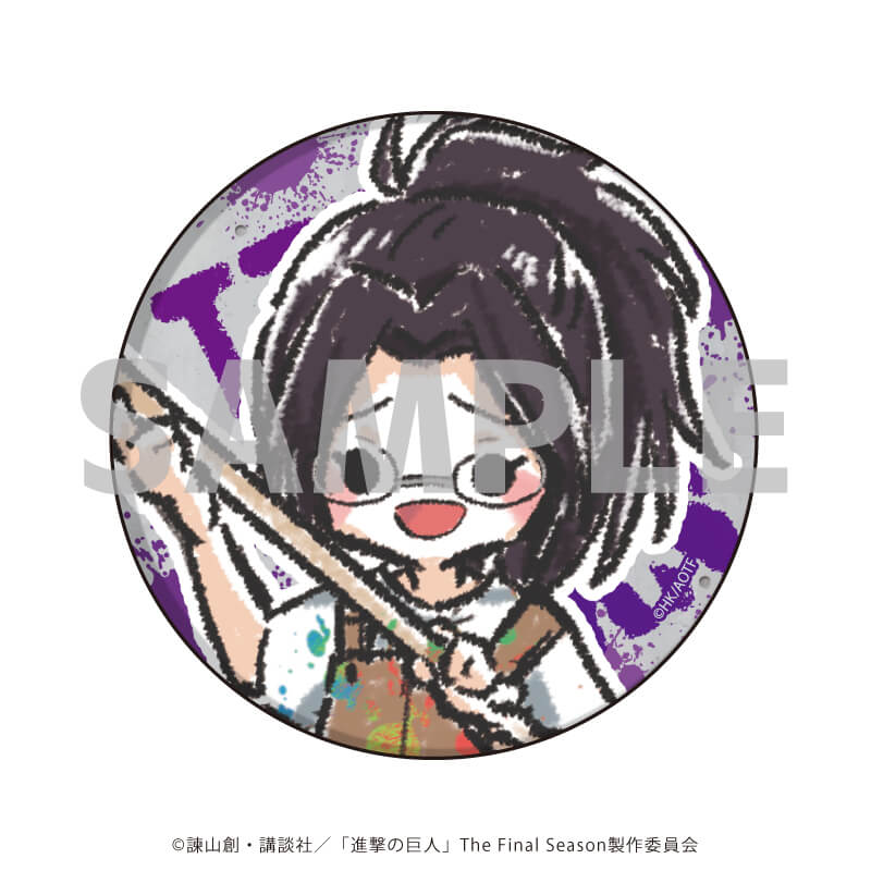 缶バッジ「進撃の巨人」49/ペイントver. ブラインド(6種)(グラフアート
