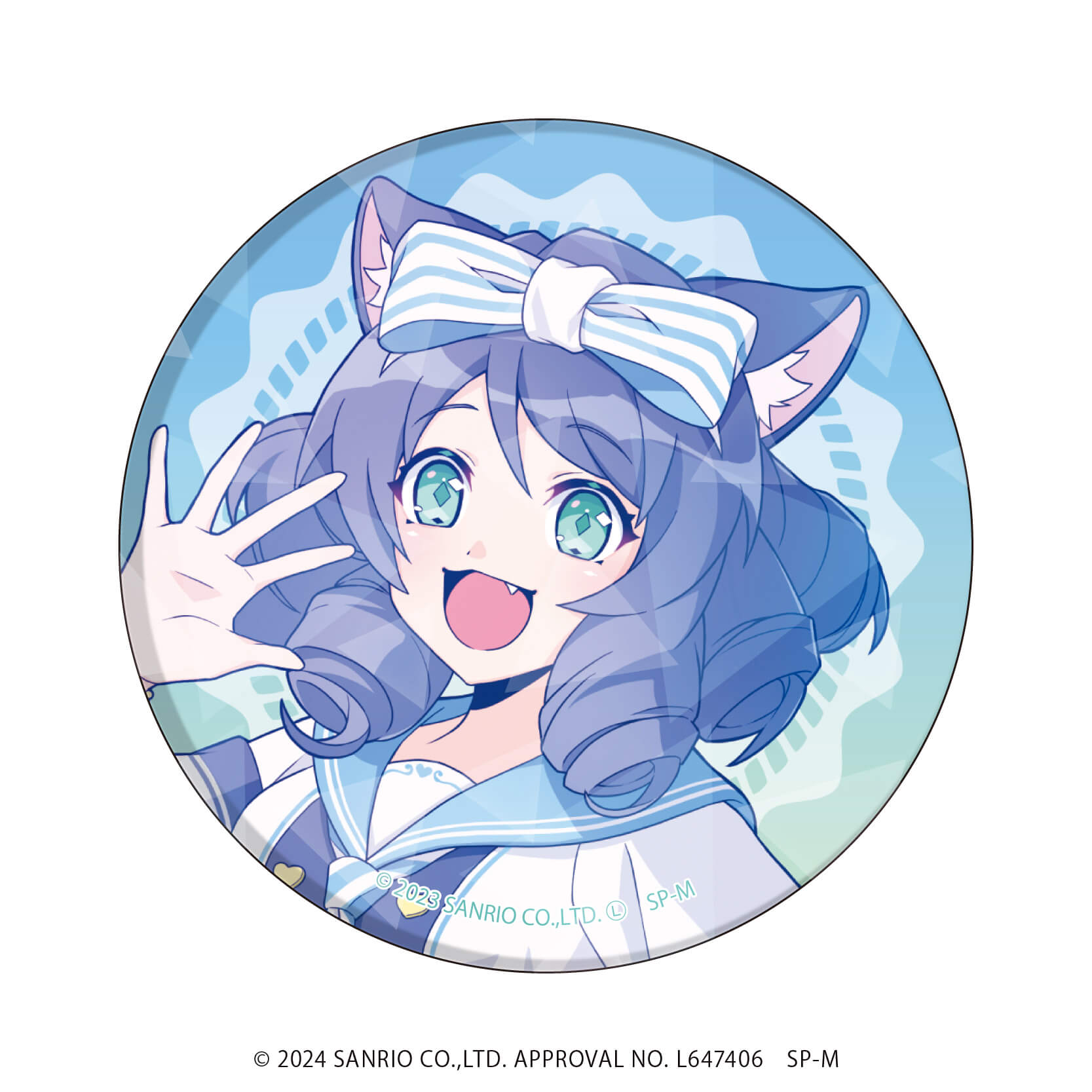 ホログラム缶バッジ(57mm)「SHOW BY ROCK!!」01/マリンver. ブラインド