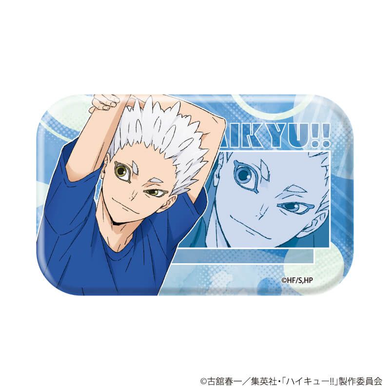 スクエア缶バッジ「ハイキュー!!」01/コンプリートBOX(全10種)(描き