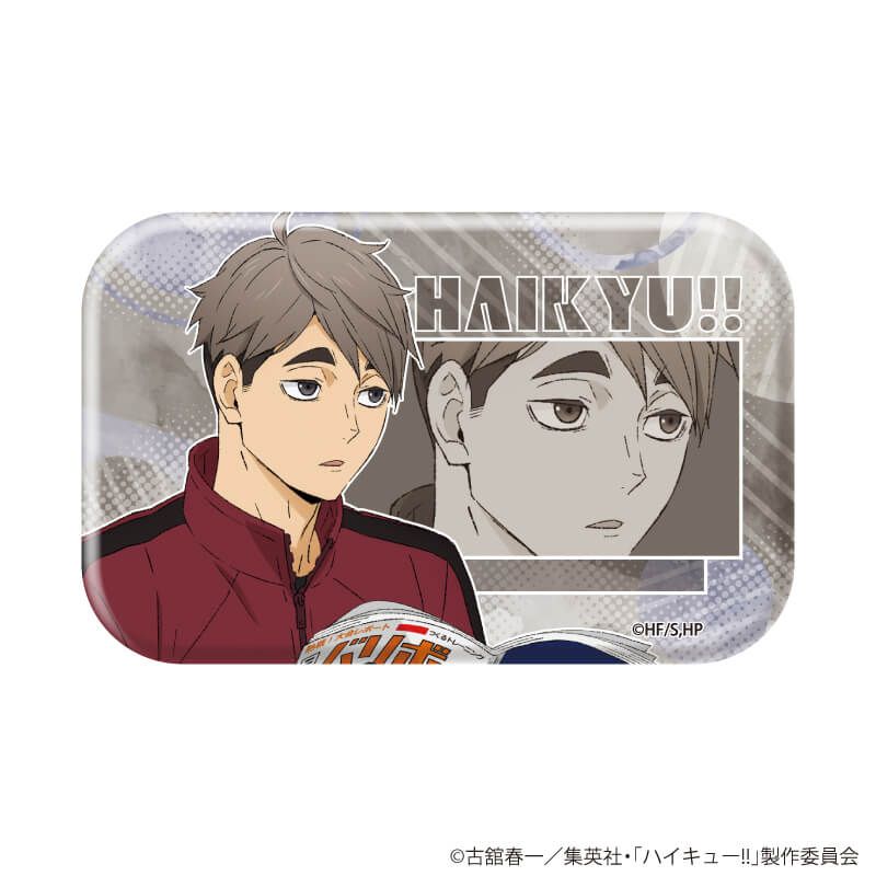 スクエア缶バッジ「ハイキュー!!」01/コンプリートBOX(全10種)(描き