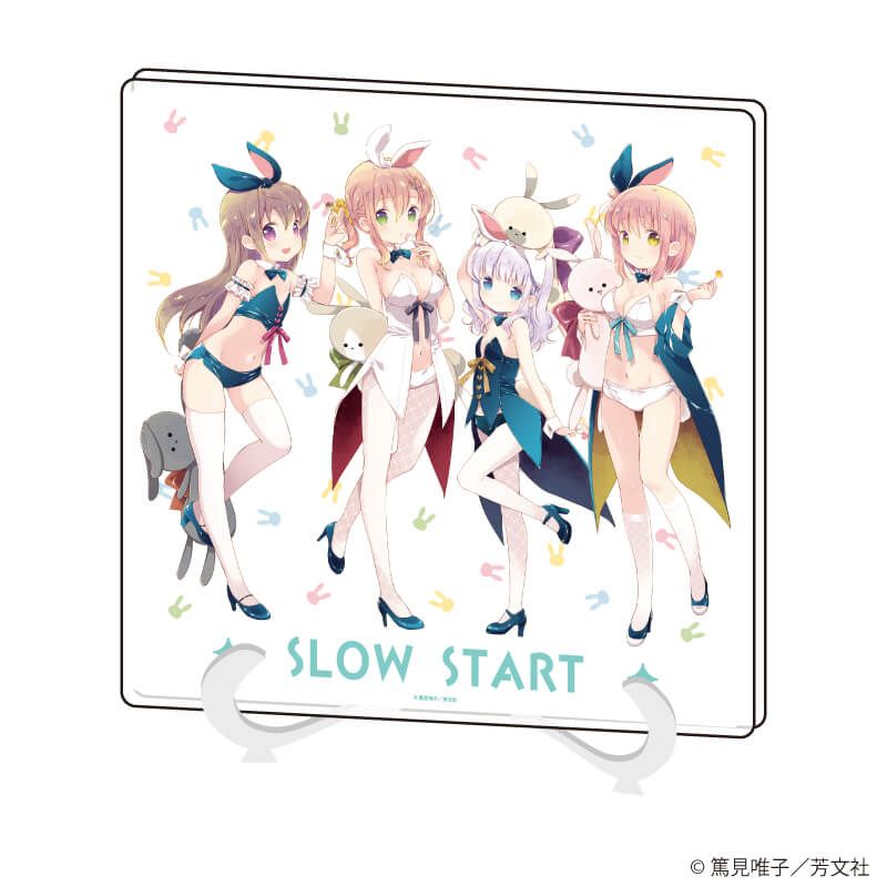 アクリルアートボード「スロウスタート」01/整列デザイン(描き下ろし