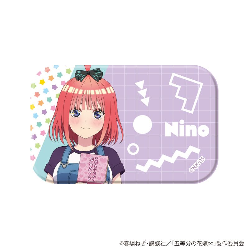スクエア缶バッジ「五等分の花嫁∽」03/二乃ver. コンプリートBOX(全6