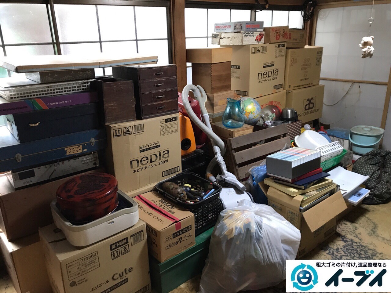 大阪府堺市北区で断捨離に伴い粗大ゴミの不用品回収をしました。