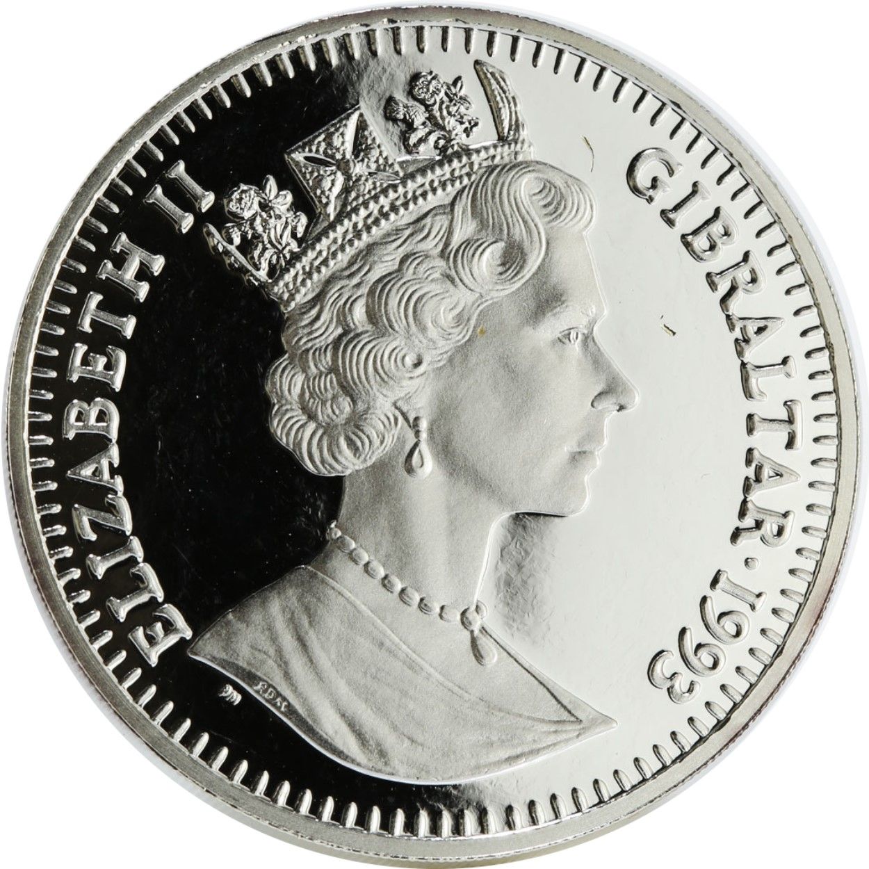 2 Crowns - Elizabeth II (Japanese Royal Wedding) - Gibraltar – Numista