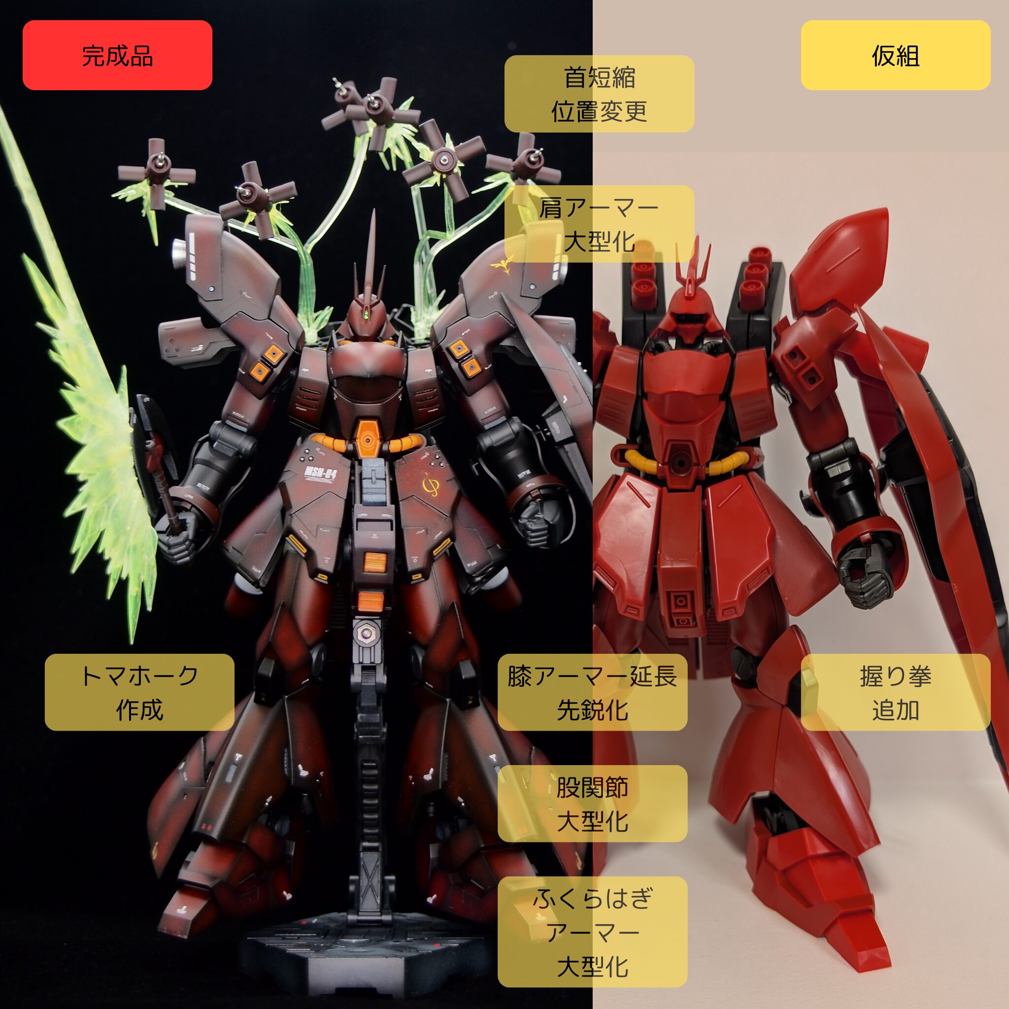 HGUC サザビー 改修の作例【ガンプラ完成品】 - エンジョイ！ガンプラ