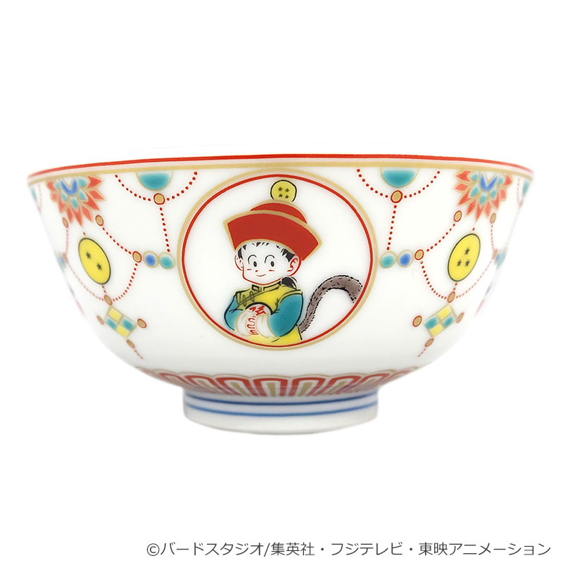 フジテレビ限定】ドラゴンボール 九谷焼飯碗 瓔珞紋悟飯図