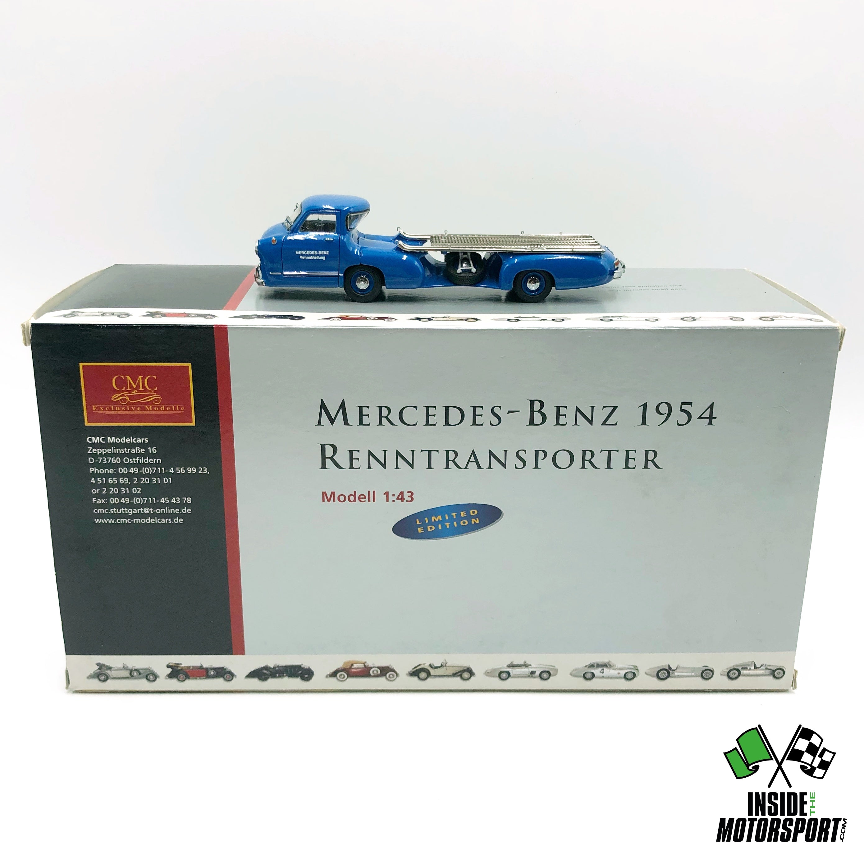 Mercedes-Benz Race Car Transporter (Renntransporter), 1954 - CMC 1