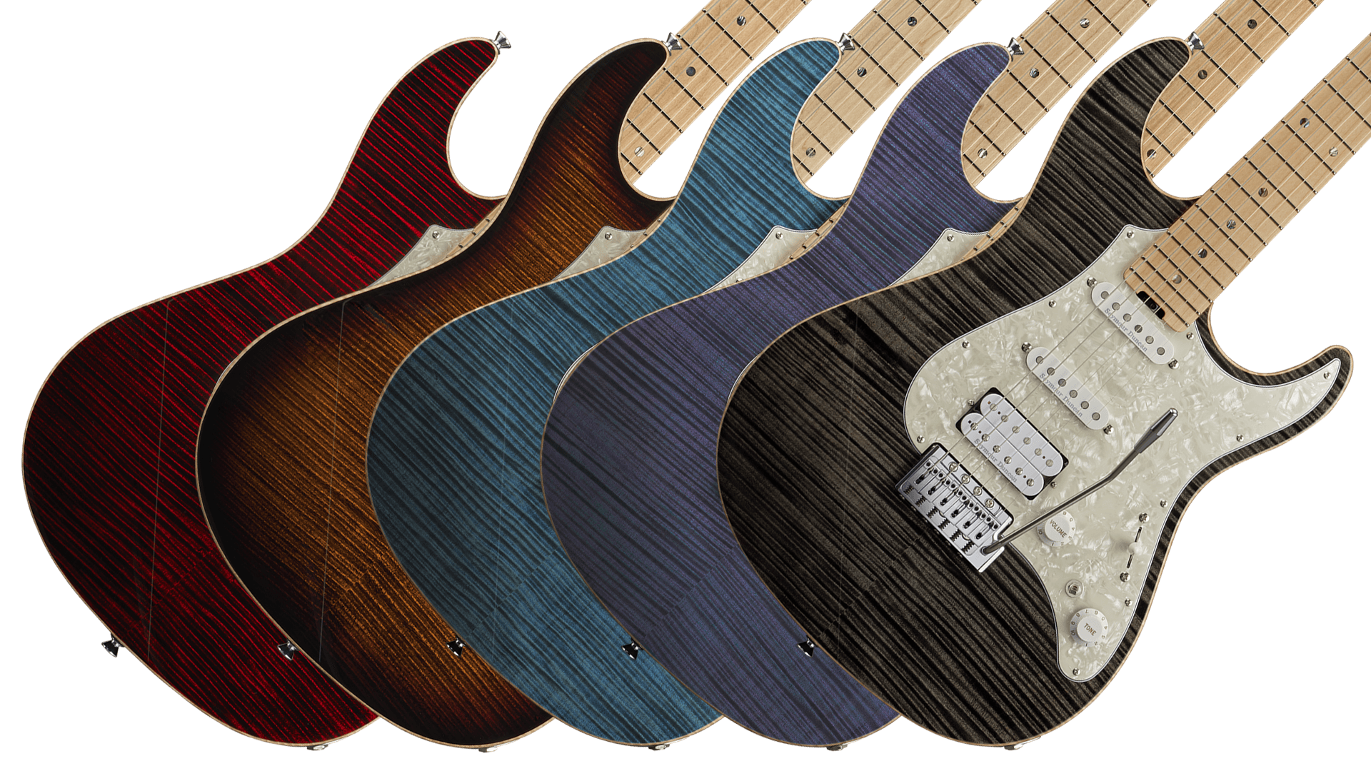 ESP SNAPPER-CTMのフレイムメイプルトップバージョン 発売 | ESP GUITARS