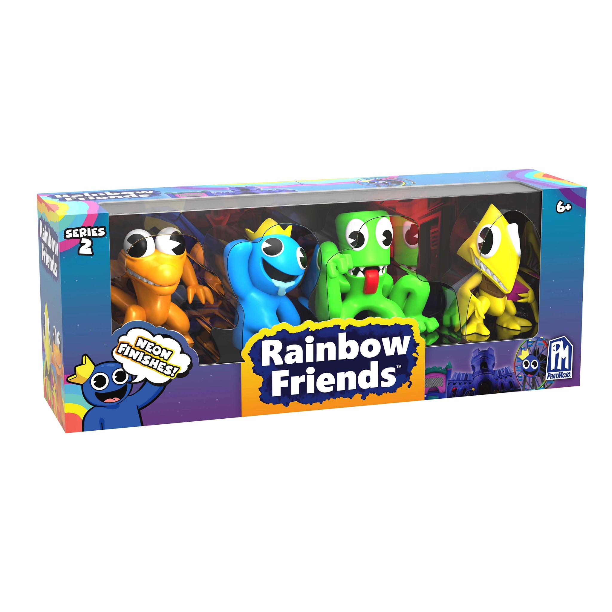 RAINBOW FRIENDS - Neon Minifigure 4-Pack (2.5